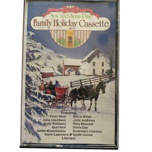 Family Holiday Christmas Music Promotional cassette 1984 Spic Span Pine